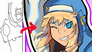 Speed Paint Bridget Guilty Gear Strive 20 horas