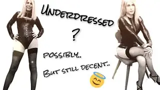 Crossdresser - A bit underdressed? Maybe, but still TV decent 😇