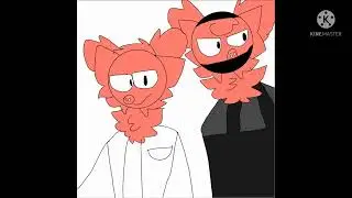 scientist pig and guard pig (speedpaint)