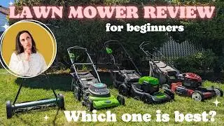 Best BUDGET Lawn Mower for BEGINNERS and new HOMEOWNERS: Battery, Gas, Electric, or Reel?