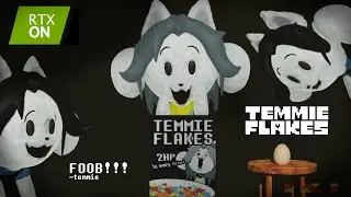 [BLENDER UNDERTALE]  TEMMIE FLAKES BREAKFAST CEREAL (RTX ON) [LATE UNDERTALE ANNIVERSARY UPLOAD]