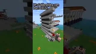 Semi Auto TREE FARM For All RANKS in SMP (Minecraft 1.19) Goldenelytra.com Port: 19132