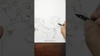 Drawing Gojo Satoru and Geto Suguru from Jujutsu Kaisen #jjk #jujutsukaisen #gojosatoru #getosuguru