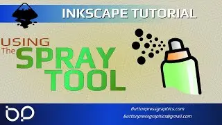 Using The SPRAY TOOL In INKSCAPE