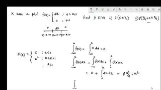 How to find the distribution function of a continuous random variable