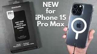 iPhone 15 Pro Max BODYGUARDZ Accent Case & Tempered Glass  - Drop & Scratch Test