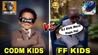 CODM KIDS vs FREE FIRE KIDS..😂| CODM vs FF