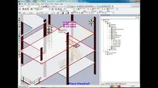 SP3D # 13 Place Handrail Part 01