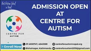 Admission Open at Centre For Autism