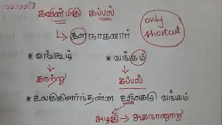 கவின்மிகு கப்பல் | 7th 2 Term New Book Tamil | TNPSC TNUSRB PC Exam | Only Shortcut