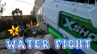 Summertime Water Fight