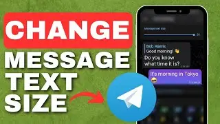 How To Change Message Text Size on Telegram | Very Simple