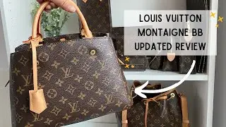 *UPDATED* REVIEW OF THE LOUIS VUITTON MONTAIGNE BB IN MONOGRAM CANVAS | WEAR AND TEAR? RECOMMEND?!