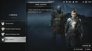 God of War Ragnarok (PS5) - All Atreus Skills + Weapons & Armor Look [1080p 60FPS HD]