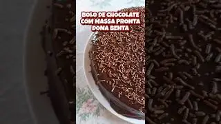 COMO FAZER BOLO DE CHOCOLATE COM MASSA PRONTA DONA BENTA !! - LETÍCIA MARIA