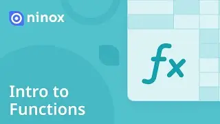 Intro to Functions | Basics #8 | Ninox Tutorials