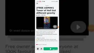 Roblox a game same like tower of hell.