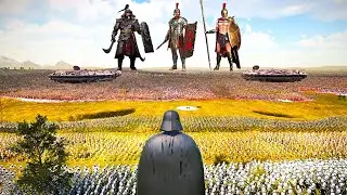 6,000,000 Romans, Spartans & Mongol Invade DARTH VADER Base - Ultimate Epic Battle Simulator 2