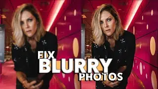 how to FIX BLURRY PHOTOS using AI