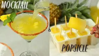 Pineapple Squash Recipe | Pineapple Juice | Popsicle Recipe | Kuchi Ice | Summer Drink Recipe