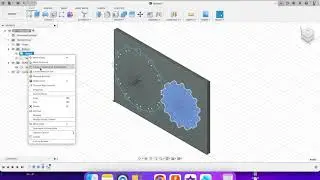 Quick video on creating meshing gears in Fusion 360 and having them move.