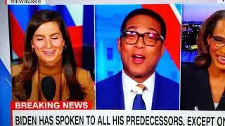 reporter burps while talking during a political commentary!