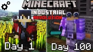 I Survived 100 Days in the Industrial Revolution in Minecraft