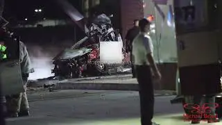 05-10-2024 Fort Worth, TX - 1 killed in fiery crash
