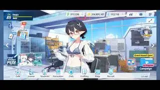 Ayane swimsuit voice line New Year ( Blue Archive )