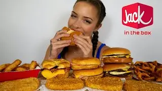 ASMR MUKBANG Jack in the Box Breakfast!
