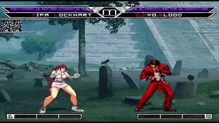 KOF MUGEN Tifa Lockhart X4 VS Clone Kyo Blood X4 Bro