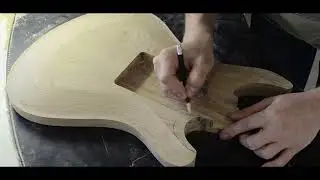 Creating an archtop on solid body guitar | BoyarskyCG