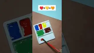 Colour Mixing Magic : Color theory #shorts