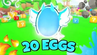 I OPENED 20 NEW ELEMENT EGGS IN LUCKY BLOCK LEGENDS!