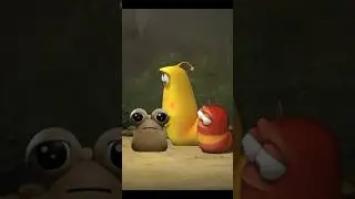 Pou is eaten Oi oi oi Red larva 🤨 #animation #origin #pou #larva #edit #meme