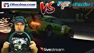Live Stream: iRacing  VS  rFactor2 | Сравнение Двух Главных АвтоСимуляторов
