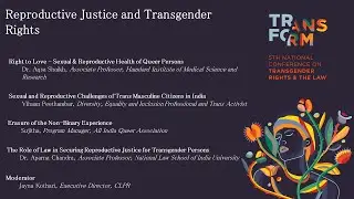 Reproductive Justice and Transgender Rights | Roundtable 4 | Transform 2021