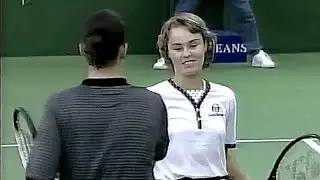 Martina Hingis vs Lindsay Davenport 1996 Filderstadt SF Highlights