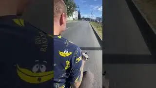 Покатушки на новом скутере Женька