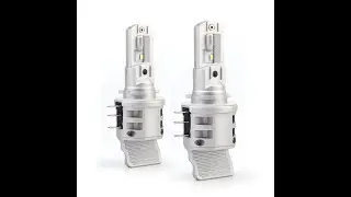 All in one design H15 LED headlight with fanless. No CANBUS error, no hyper flasher.