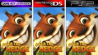 Over the Hedge Hammy Goes Nuts! (2006) GBA vs DS vs PSP (Graphics Comparison)
