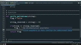 Python Programming – Function that Verifies if a String is a Palindrome