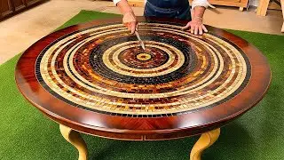 Masterful Woodworking Bending // An Intricate Bent Wood Round Table - Robert Madison