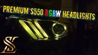 Amazing RGBW S550 Headlights! (Striker Lighting) How To Install Video