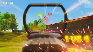 Free Fire Gameplay | Free Fire 1 Vs 4 Gameplay | #freefire #ffpcgameplay
