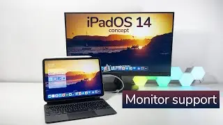 CONCEPT: Extended monitor support on iPadOS 14?