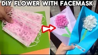 DIY Easy flower with facemask | facemask flower | JamHome TV