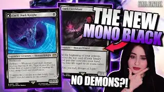 This NEW Mono Black Deck ALMOST Won A Tournament🖤| FINAL FANTASY Standard MTG Arena