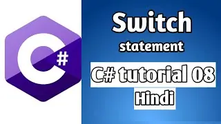 C# tutorial 08|How to use switch in c#|use of switch statement in programming (c_sharp)MIK technical