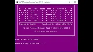 [ New Method ] Xiaomi Mi All Password Remover Tool  2019 Free Download Just Solution